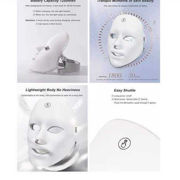 LED Light Therapy Mask - Picture 10 of 15